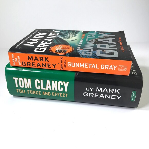 Mark Greaney Book Lot Gray Man Gunmetal Gray Tom Clancy Full Force and Effect - Picture 1 of 13